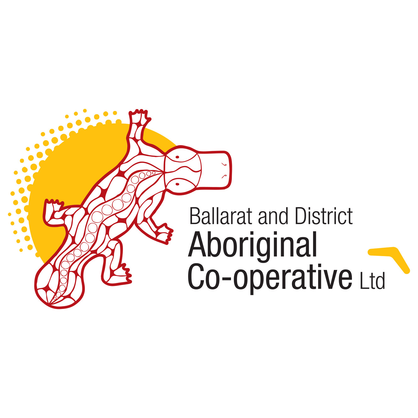 Ballarat & District Aboriginal Co-operative (BADAC) logo